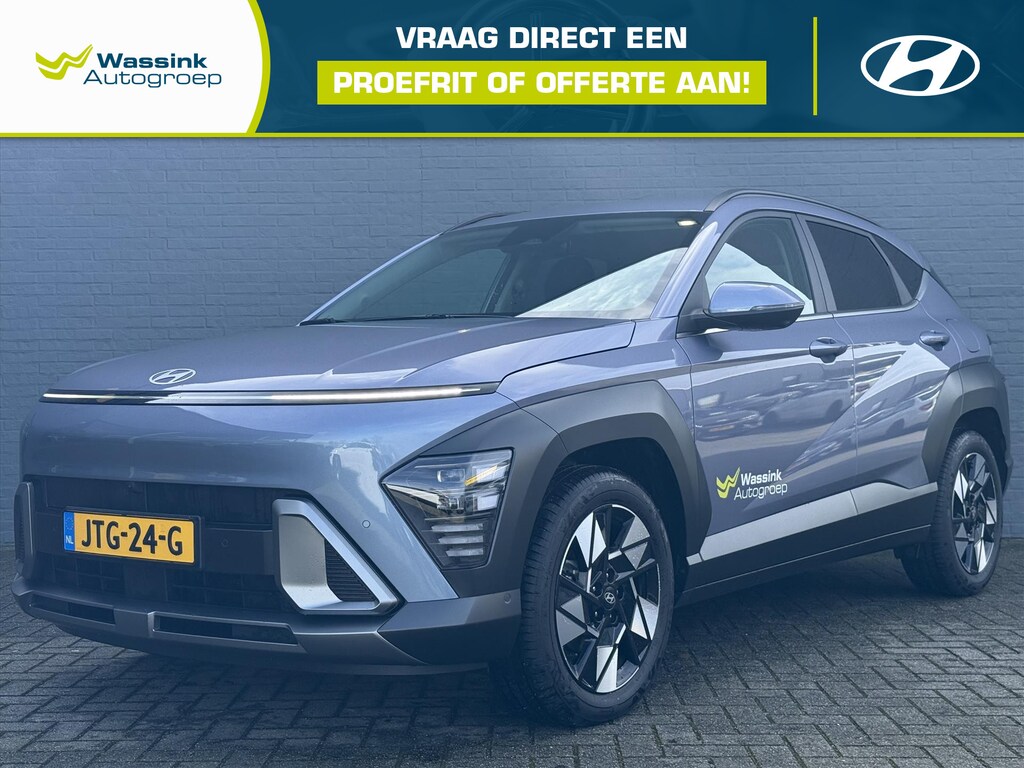 Hyundai Kona 1.6 GDI HEV 138pk DCT Premium | Navigatie | Stoelventilatie | Stoel & Stuurverwarming | BOSE Speakers | Adaptive Cruise Control