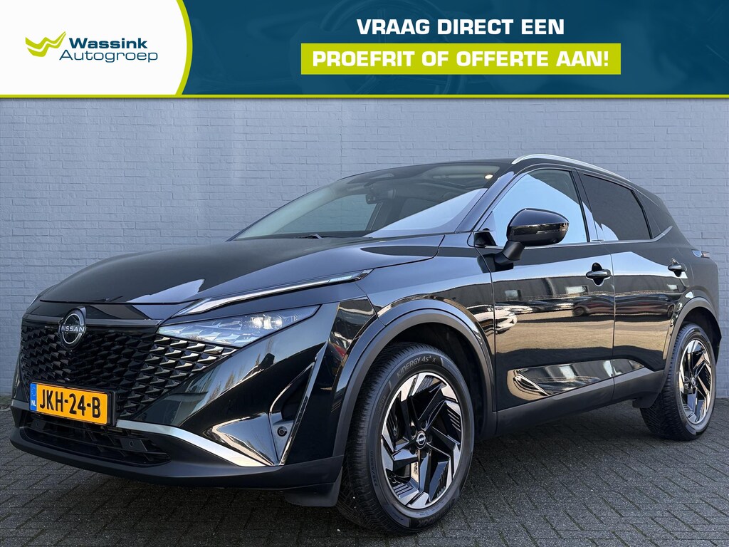 Nissan Qashqai 1.3 Mild-Hybrid 158pk Xtronic Business Executive | Automatische airconditioning | Navigatie | Stuur/Stoelverwarming | CarPlay/Android Auto | Adaptive Cruise | 360 Graden Camera