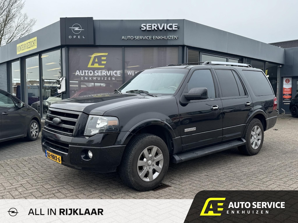 Ford Expedition 8 persoons 5.4 L V8 | 8 persoons incl. Beurt| Banden| nieuwe apk  | Pioneer Carplay  | Leer met stoelverwarming en koeling | Electrische stoelen | Electrische achterklep | Youngtimer geen garantie ivm leeftijd