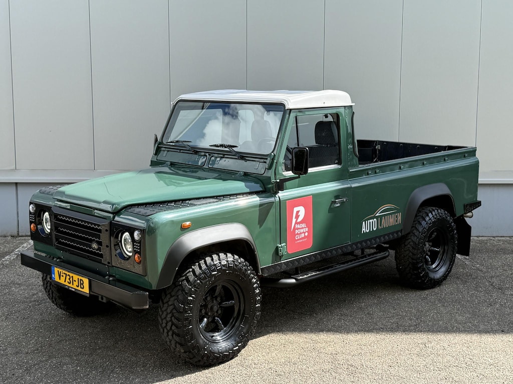 Land Rover Defender 2.5 TD5 110 2 Persoons Pick Up LED Navigatie Bluetooth Stuurbekrachtiging