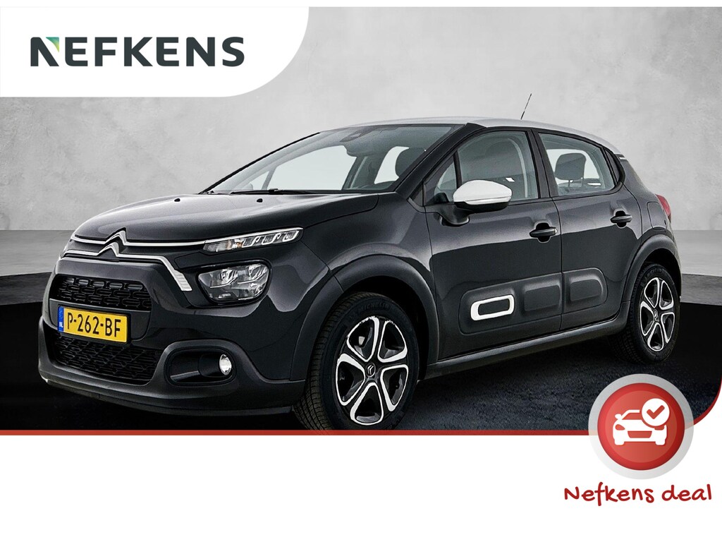 Citroën C3 Feel 83pk | Navigatie via Apple Carplay / Android Auto | Climate Control | Cruise Control | DAB+ radio | Bluetooth | Led koplampen | Automatisch dimlicht | Regensensor | Afwijkende dakkleur | Multifunctioneel stuurwiel |