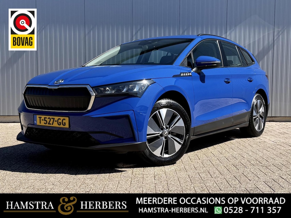 Skoda Enyaq iV 60 blauw, elektrisch