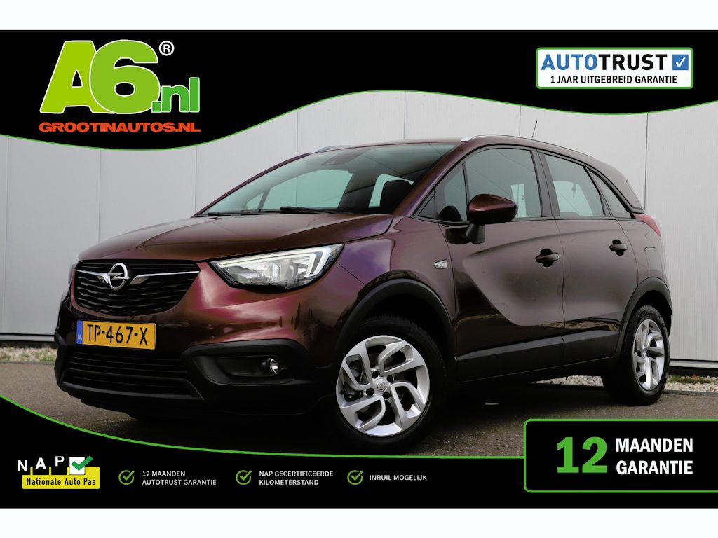 Opel Crossland X 1.2 Turbo Innovation 16 inch LMV Navigatie Carplay Android Airco Cruise Control Parkeersensor Rijstrooksensor