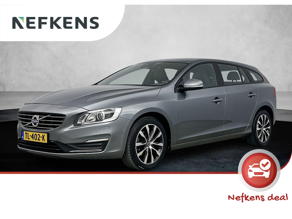 Volvo V60 T2 Polar+ | 2de eigenaar | LEER | Trekhaak | Stoelverwarming | Navigatie | AUTOMAAT