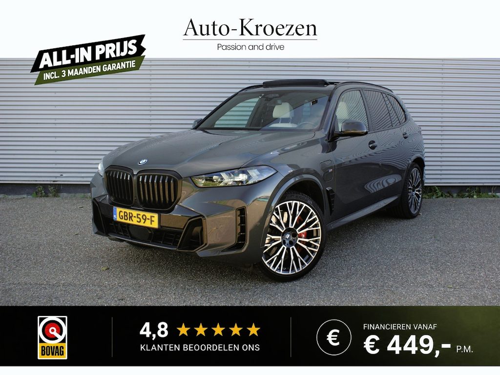 BMW X5 XDrive50e | M Pakket | Pano | Org NL | Trekhaak | Luchtvering | Prijs incl BTW