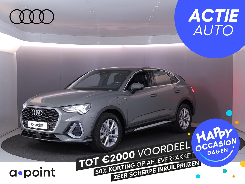 Audi Q3 Sportback 45 TFSI e S Edition 245 pk | SOH 90% | Audi Exclusive | Parkeersensoren voor en achter | Lederen bekleding | MMI Plus | S line interieur