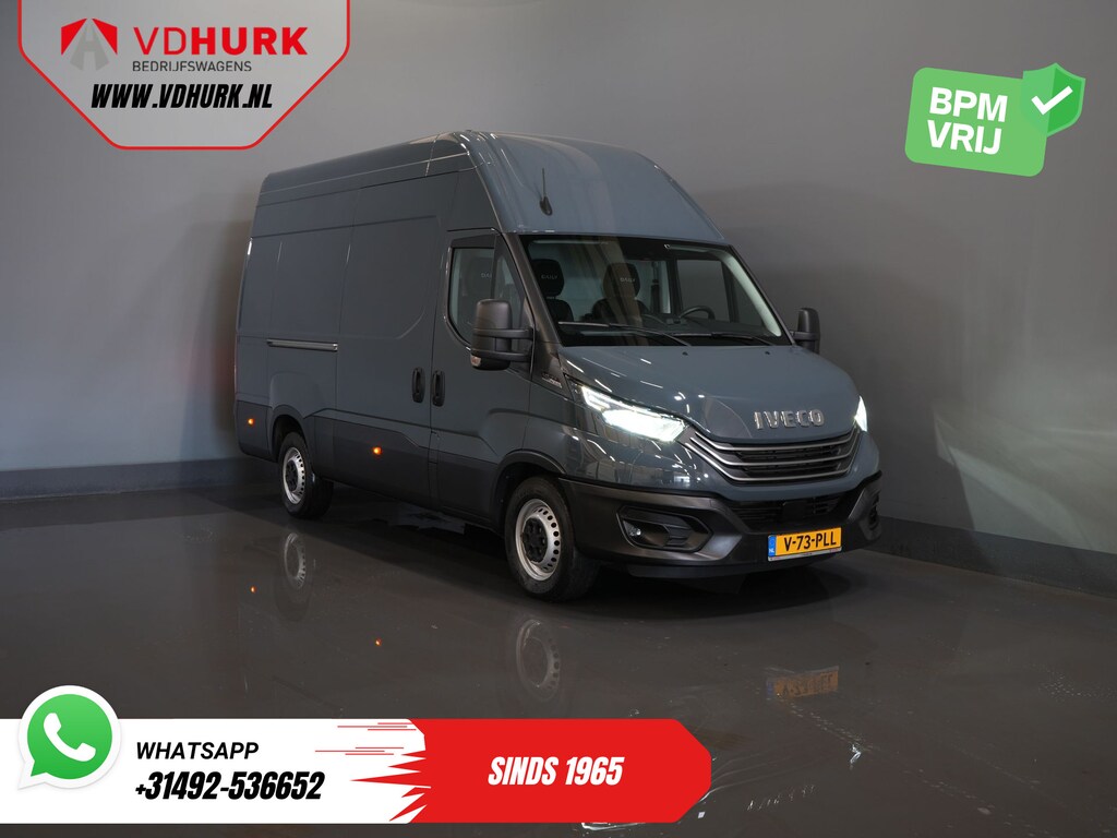 IVECO Daily 35S21HV 3.0 180 pk Aut. L2H3 LED/ 3.5t Trekverm./ Adapt.Cruise/ Carplay/ Gev.Stoel./ Climate/ Navi/ Camera/ Trekhaak