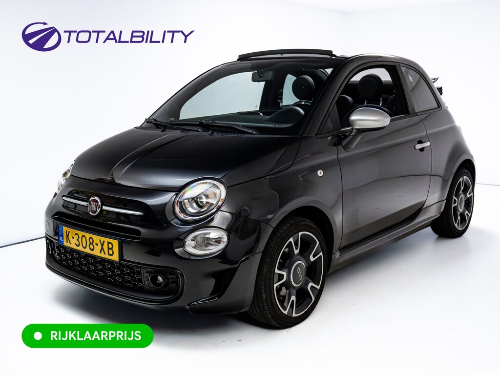 Fiat 500C 1.0 Hybrid Rockstar | Beats audio | Climate control | Cruise | Electrische cabrio kap | Apple Carplay, Android auto | PDC achter, Electrische ramen voor