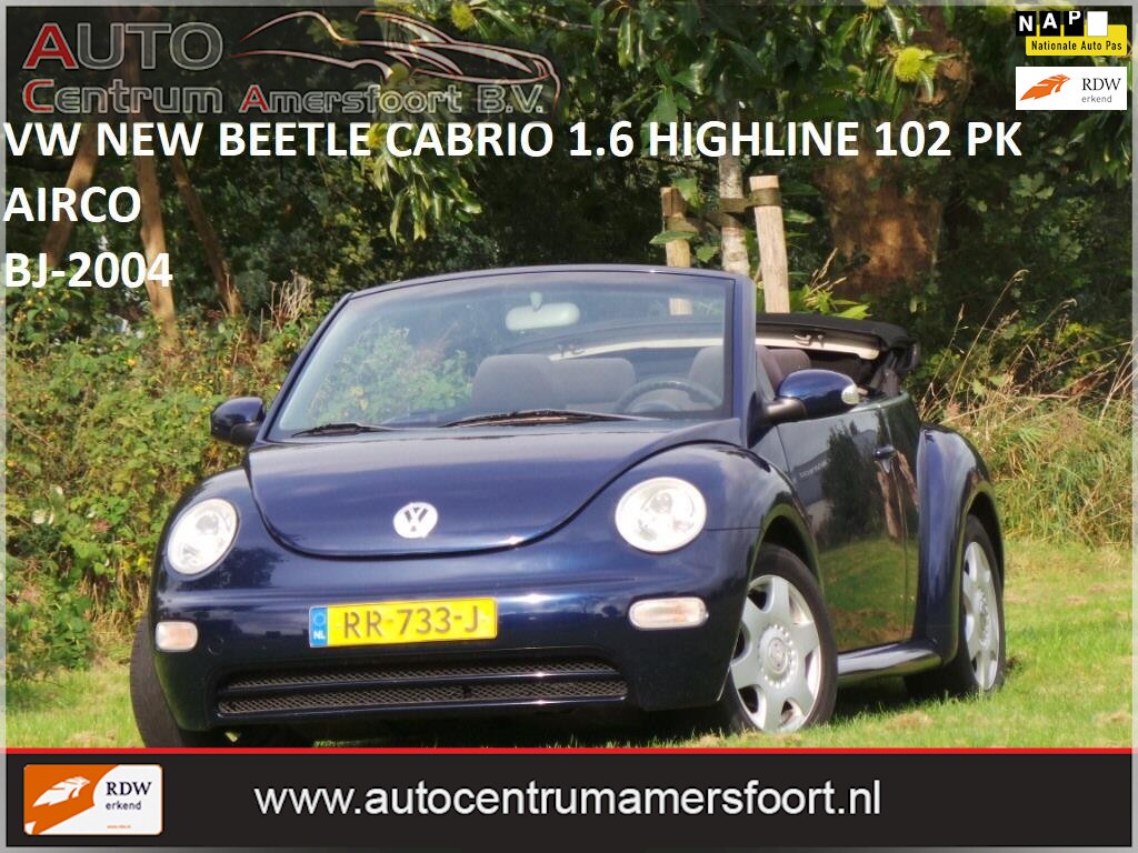 Volkswagen Beetle New Cabriolet 1.6 Highline ( AIRCO + INRUIL MOGELIJK )