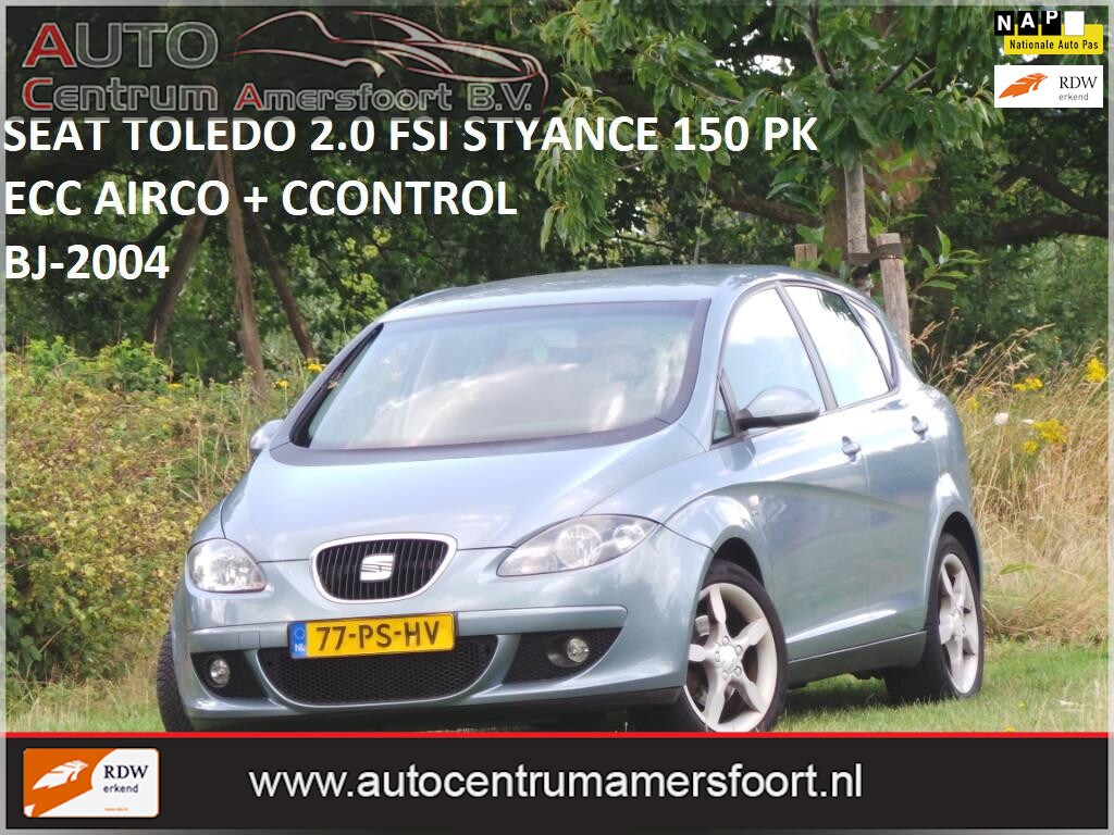 SEAT Toledo 2.0 FSI Stylance ( INRUIL MOGELIJK )