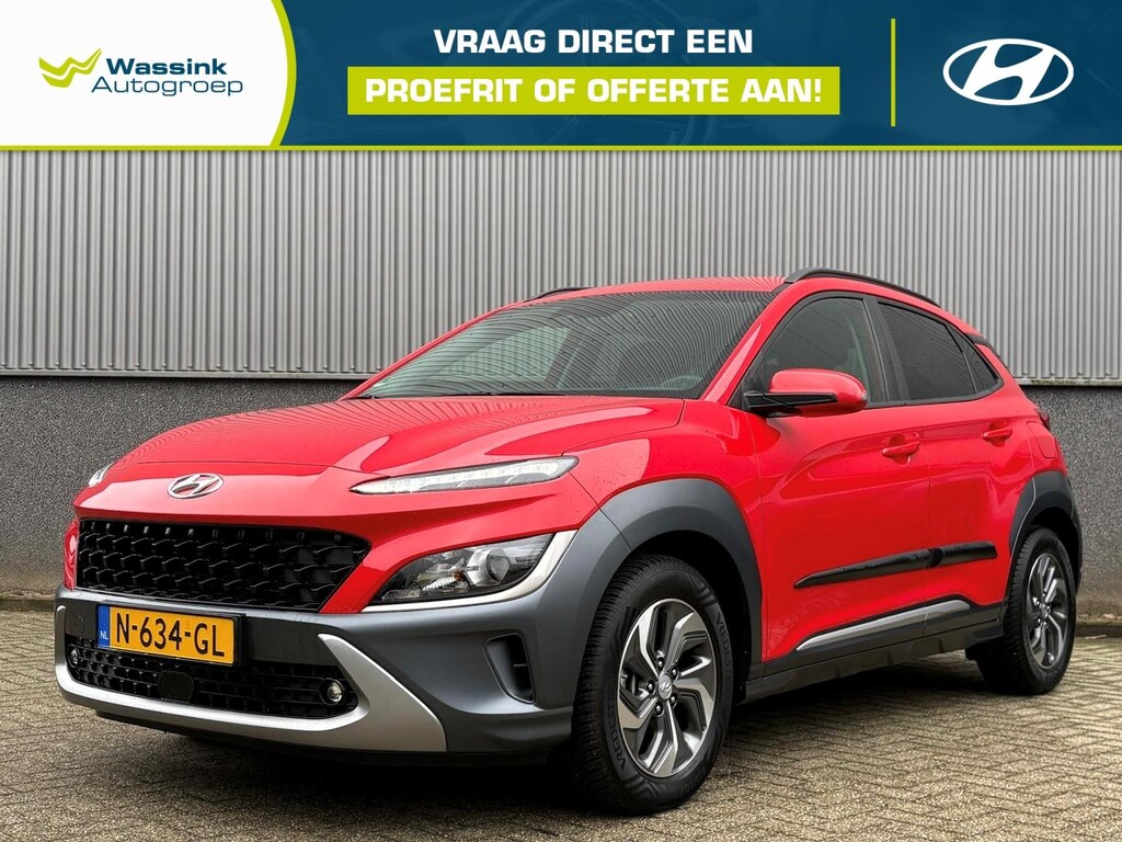 Hyundai Kona 1.6 GDI HEV 141pk DCT Fashion | Trekhaak | All- Season Banden | Krell Premium Audiosyteem | Adaptive Cruise Control | Head-Up Display |