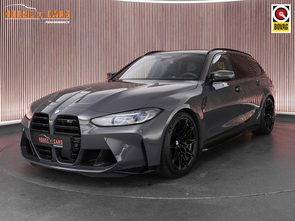 BMW M3 Touring 510pk xDrive Competition |R44 custom uitlaat|MSS verlagingsset|keramisch|carbon bucket's|Org NL|Track pack|Laser LED|HUD|Apple Carplay|360 camera|blind spot|19" lichtmetalen velgen|