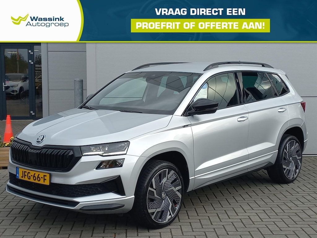 Skoda Karoq Sportline Business 150pk DSG | daptive Cruise Control I 19 Inch Velgen I Camera I Navigatie I Apple Carplay/Android Auto
