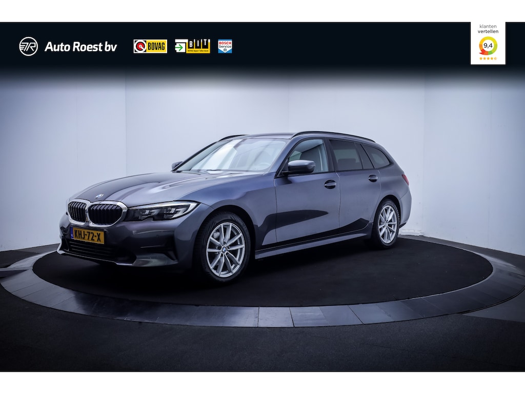 BMW 3-Serie Touring 318iA SPORT-LINE Edition FULL LED | STUUR+STOELVERW | CARPLAY | HALF LEDER | SPORTSTOELEN | ELEK TREKHAAK | LMV