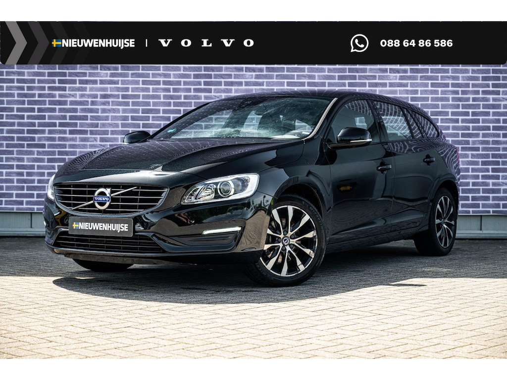 Volvo V60 1.5 T2 Polar+ Dynamic | Trekhaak | Leer | Stoelverwarming | Actieve Bochtverlichting | PDC | Cruise Control | Navi | Volledig Dealeronderhouden |