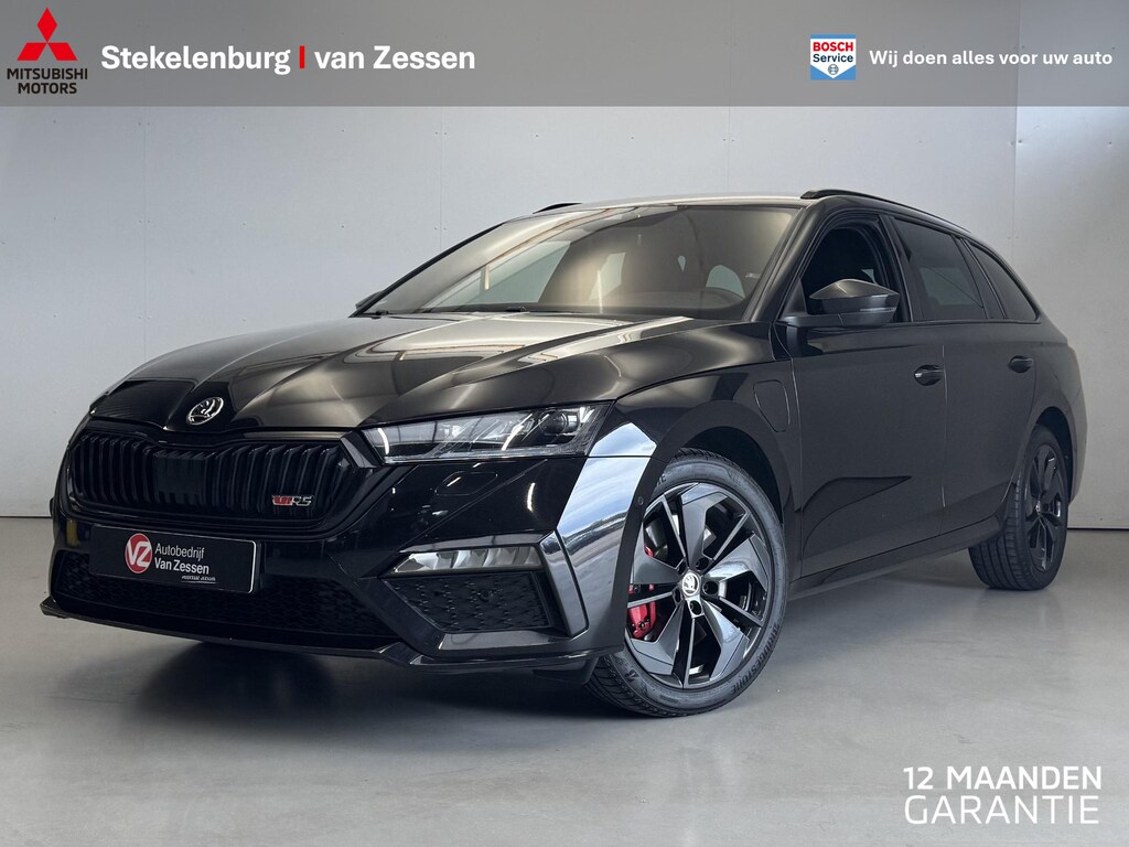 Skoda Octavia Combi 1.4 TSI RS iV PHEV Business 245Pk | Elektrische stoelen | Leder/alcantara | Head up | Canton Audio | Rijklaarprijs