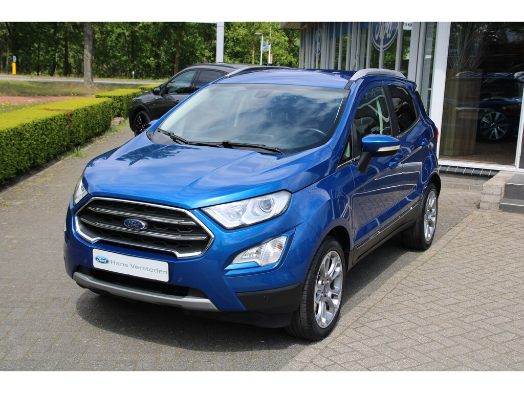 Ford EcoSport 1.0 EcoBoost 125 PK Titanium Automaat WINTER-PACK |  PARKEERSENSOREN | HALFLEDER