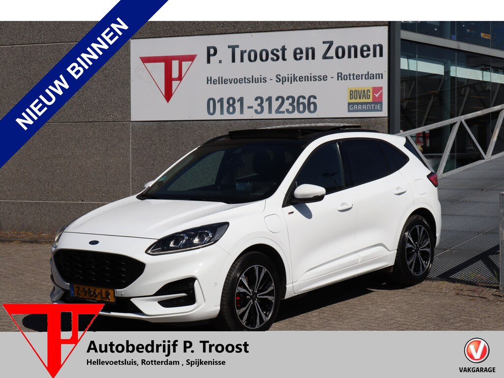 Ford Kuga 2.5 PHEV ST-Line Full option/Panoramadak/360° Camera/Head-up display/Adaptieve cruise control/Lane assist/Apple carplay/Stuurverwarming/Stoelverwarming voor+achter/Trekhaak/Dode hoek assistent/DAB/19'' Licht metaal