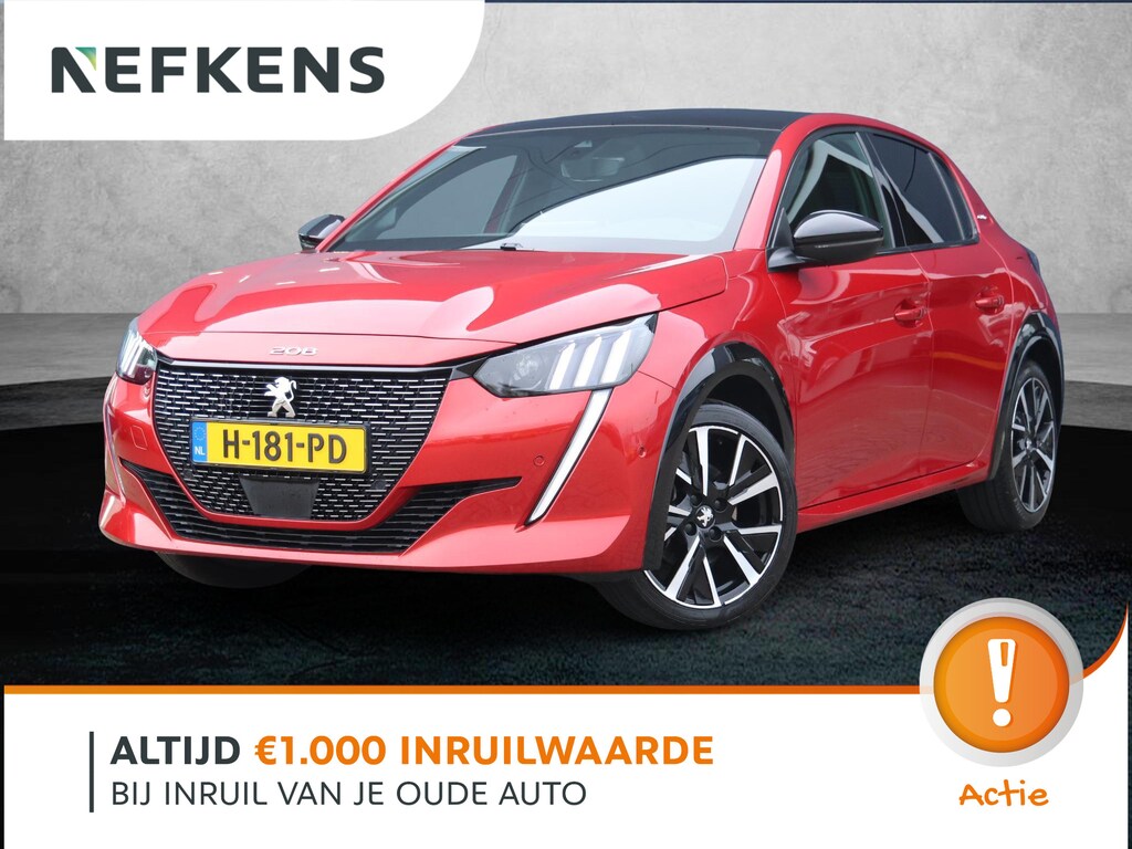 Peugeot 208 1.2 100pk GT-Line 1ste Eigenaar | Panoramadak | Nappa Leer | 17" LMV | Apple Carplay & Android auto