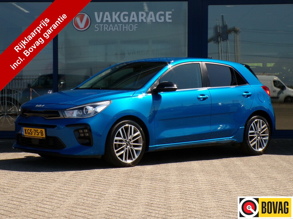 Kia Rio 1.0 T-GDi MHEV GT-Line, Carplay + Android Auto / Camera + Sensoren / Stoel + stuurverwarming / 17' LMV