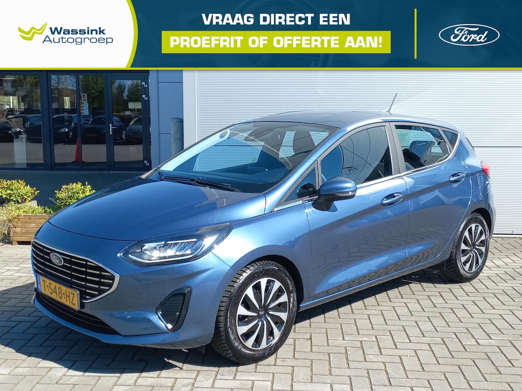 Ford Fiesta 1.0T Hybrid 125pk Titanium I Trekhaak (1000kg | Climate control | Navigatie via Apple/Android | Cruise control