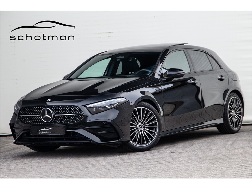 Mercedes-Benz A-klasse 180 AMG Nightpakket, Pano, Widescreen, Sfeerverlichting
