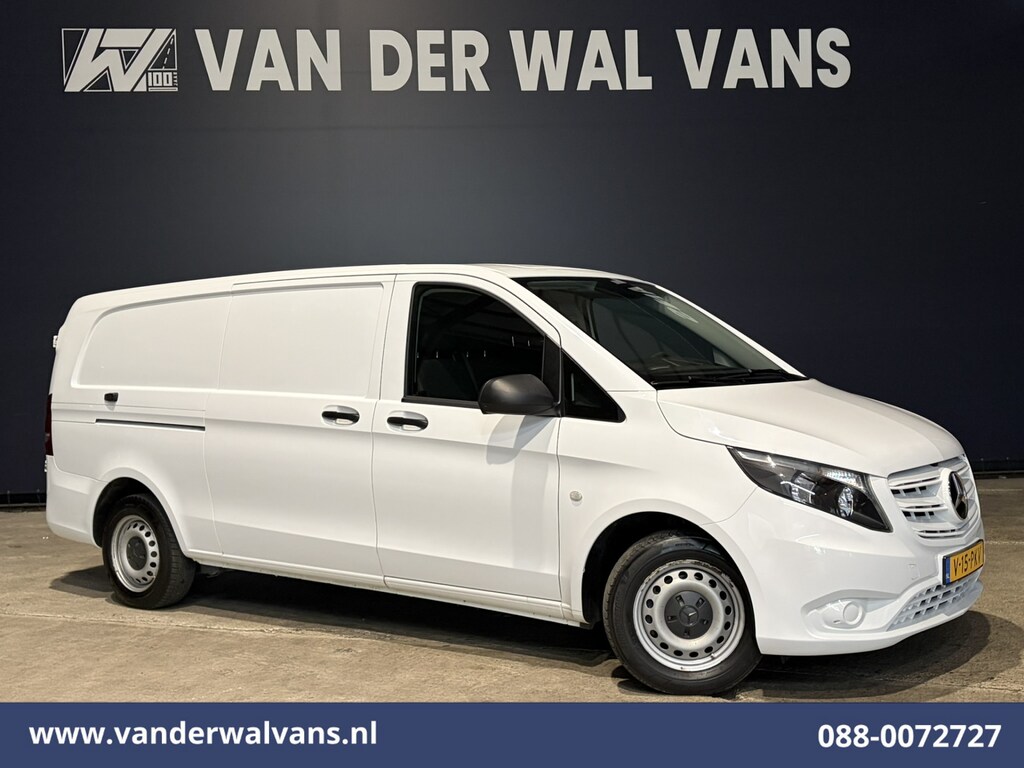 Mercedes-Benz Vito 116 CDI 163pk L3H1 Euro6 Airco | Camera | Apple Carplay | Cruisecontrol | Bumper in de kleur Stoelverwarming, Android Auto, Bijrijdersbank