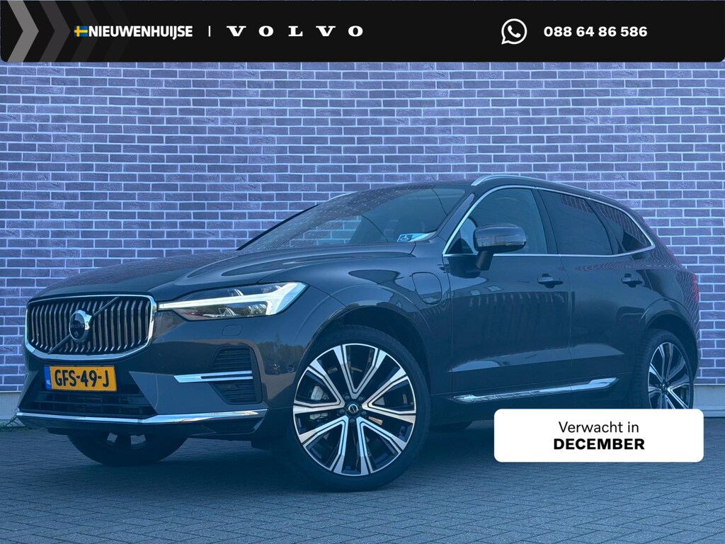 Volvo XC60 2.0 T6 Plug-in Hybrid AWD Ultra Bright | PHEV | Trekhaak | Nappaleder | Stoelventilatie | Stoelmassage | Bowers Wilkins | Luchtvering | 360 Graden Camera | Head-up Display | Panoramadak | Lichtmetalen Velgen 21 inch