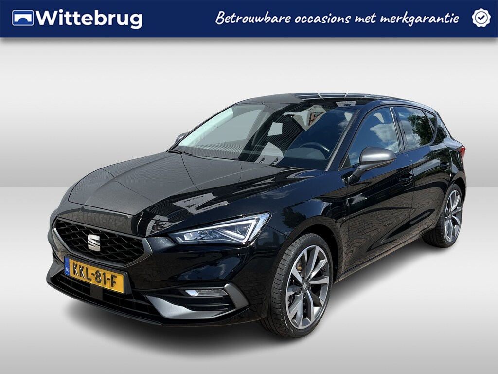 SEAT Leon 1.4 TSI eHybrid PHEV FR Business Intense / AUTOMAAT/ STUUR+STOELVERWARMING/ PARKEER SENSOREN/ MEMORY SEAT/ CRUISE CONTROL/ RIJ-MODI/ DIGITAL DASH/ NAVI/ DAB/ CLIMA/ LED/ 18'' LMV