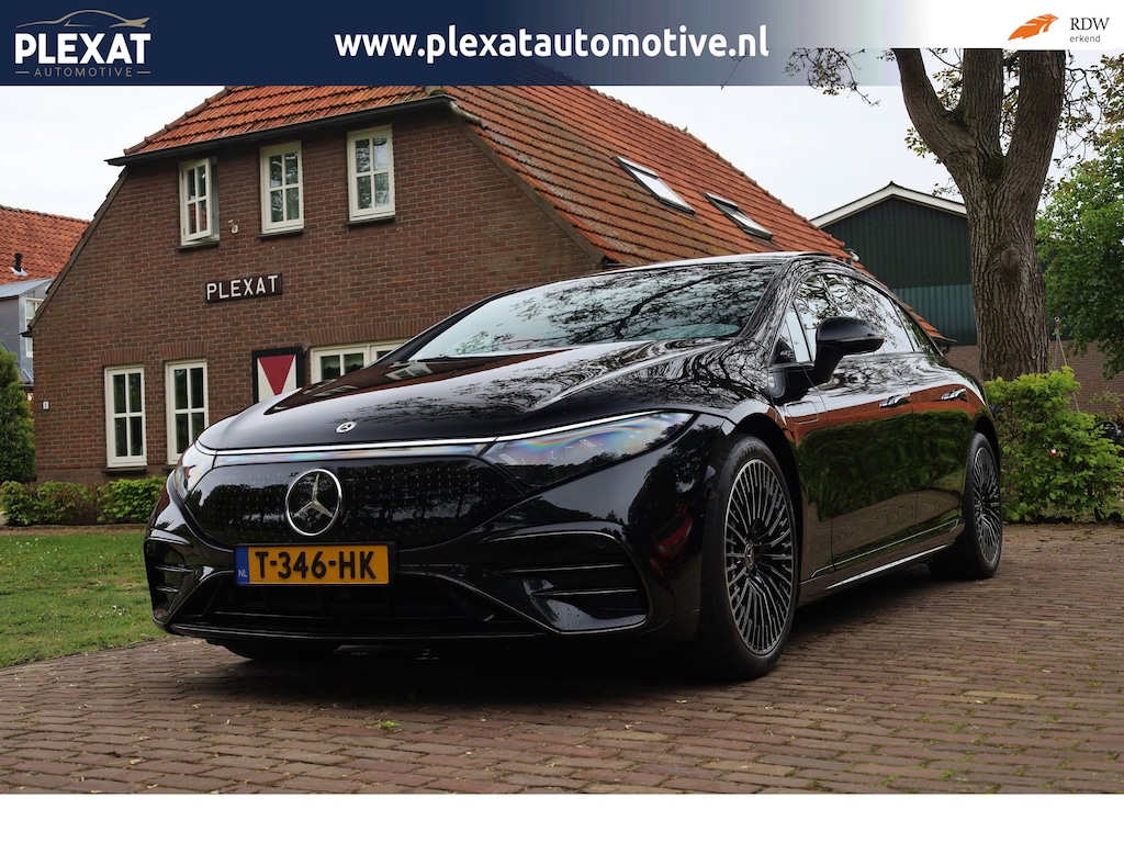 Mercedes-Benz EQS 580 4MATIC AMG Line 108 kWh Aut. | AMG-Pakket | SOH 99% | Sfeer | Panorama | Burmester | Adaptief | Dodehoek |