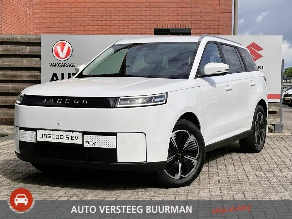 Jaecoo 5 EV Exclusive 61 kWh Leer, Panorama dak, Navigatie, Stoel vent., Applecarpl./Andr. Auto, Panoramadak, Sony Sound System