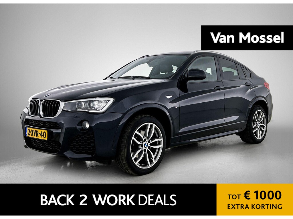BMW X4 xDrive20i Executive | AUTOMAAT | TREKHAAK | M-PAKKET | NAVIGATIE | ACHTERUITRIJCAMERA | SPORTSTOELEN | TREKHAAK | ELEKTRISCHE ACHTERKLEP | CLIMATE CONTROL | CRUISE CONTROL | BI-XENON KOPLAMPEN |