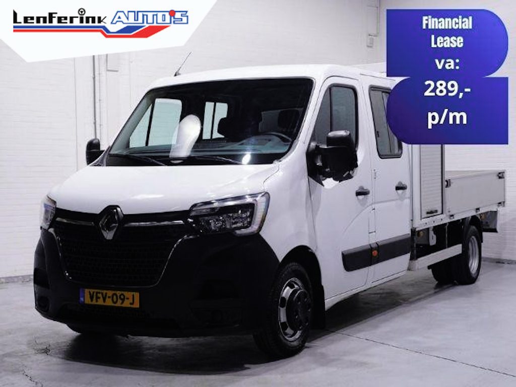 Renault Master 2.3 dCi 145 pk Pick Up / Open Laadbak 6-Zits Airco, Trekhaak 3.500 kg, LxBxH 245x208x38 cm
