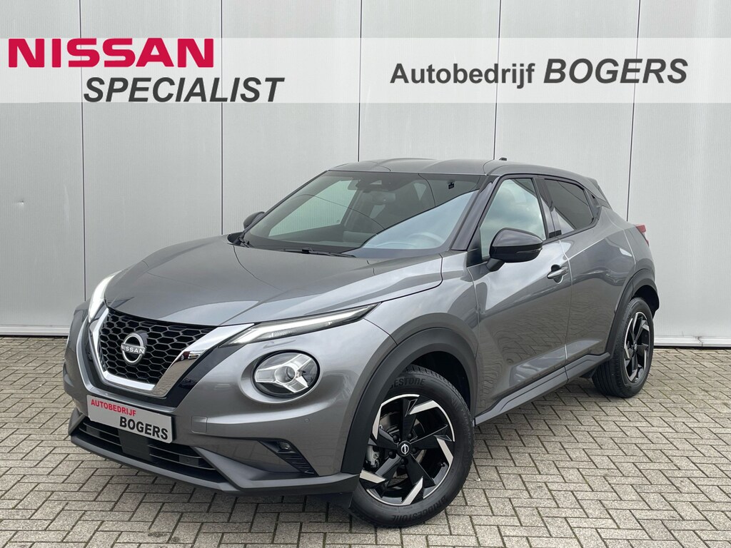 Nissan Juke 1.0 DIG-T N-Connecta Automaat Navigatie, Climate Control, Half Leder, LED, 17"Lm, Stoel/Stuurverwarming, Achteruitrijcamera