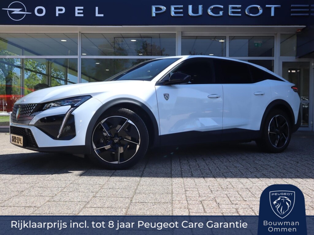 Peugeot 408 GT Avantage EV 58kWh 210pk Automaat, Rijklaarprijs, Elektrisch verstelbare en verwarmbare stoel Navigatie 360° camera