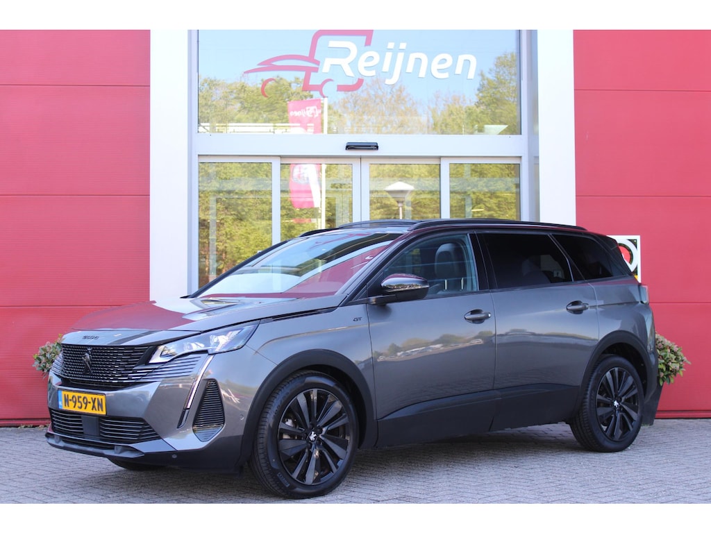 Peugeot 5008 1.6 180PK AUTOMAAT GT | PANORAMA SCHUIF/KANTEL DAK | FOCAL AUDIO SYSTEM | 7-PERSOONS! | NAVIGATIE | APPLE CARPLAY/ANDROID AUTO | ADAPTIVE CRUISE CONTROL | BLACK PACK | FULL LED KOPLAMPEN | DAB+ RADIO | DODEHOEK DETECTIE | 19" LICHTMETALEN VELGEN |