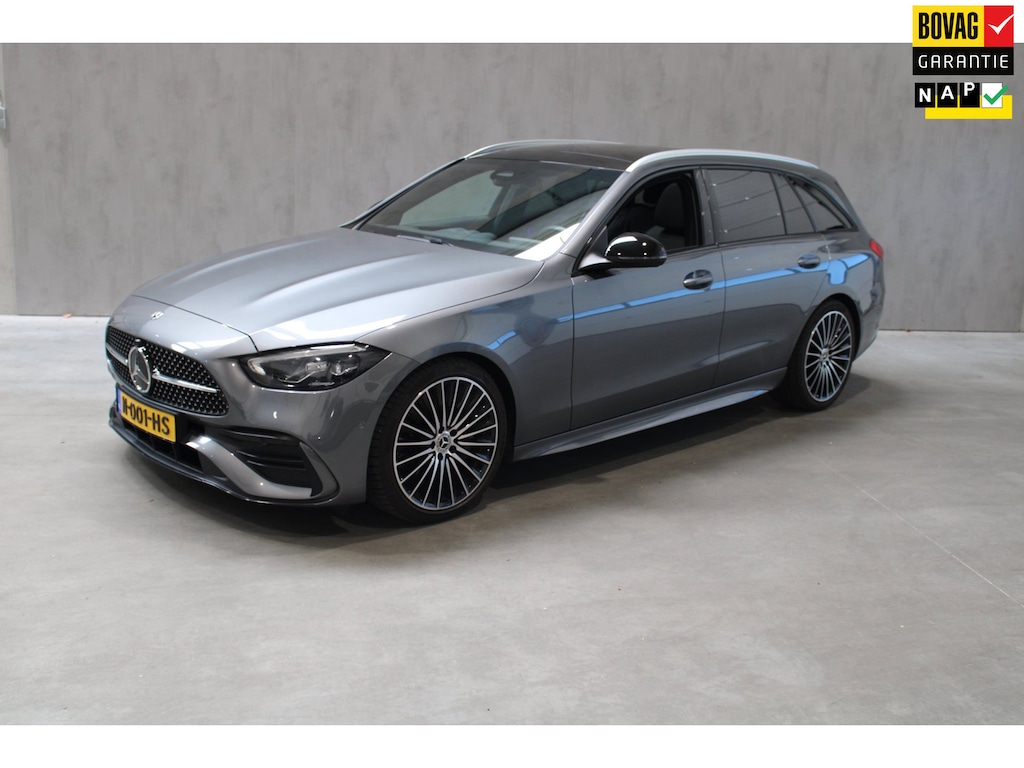 Mercedes-Benz C-klasse Estate 200 Launch Edition AMG Line Panorama/Led/Night paket/19inch Amg Prijs is Rijklaar