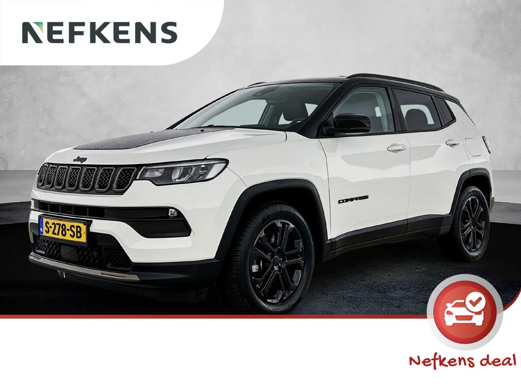 Jeep Compass 4xe Plug-in Hybrid Electric Upland 240pk Automaat | Navigatie | Accu 89% | Adaptieve Cruise Control | 18"LMV | LED | Keyless Entry/Start | Camera | Apple Carplay/Android Auto |