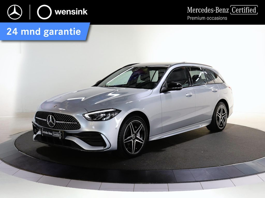 Mercedes-Benz C-klasse Estate 300 e AMG Line | Night | Memory | Panoramadak | Stoelventilatie |