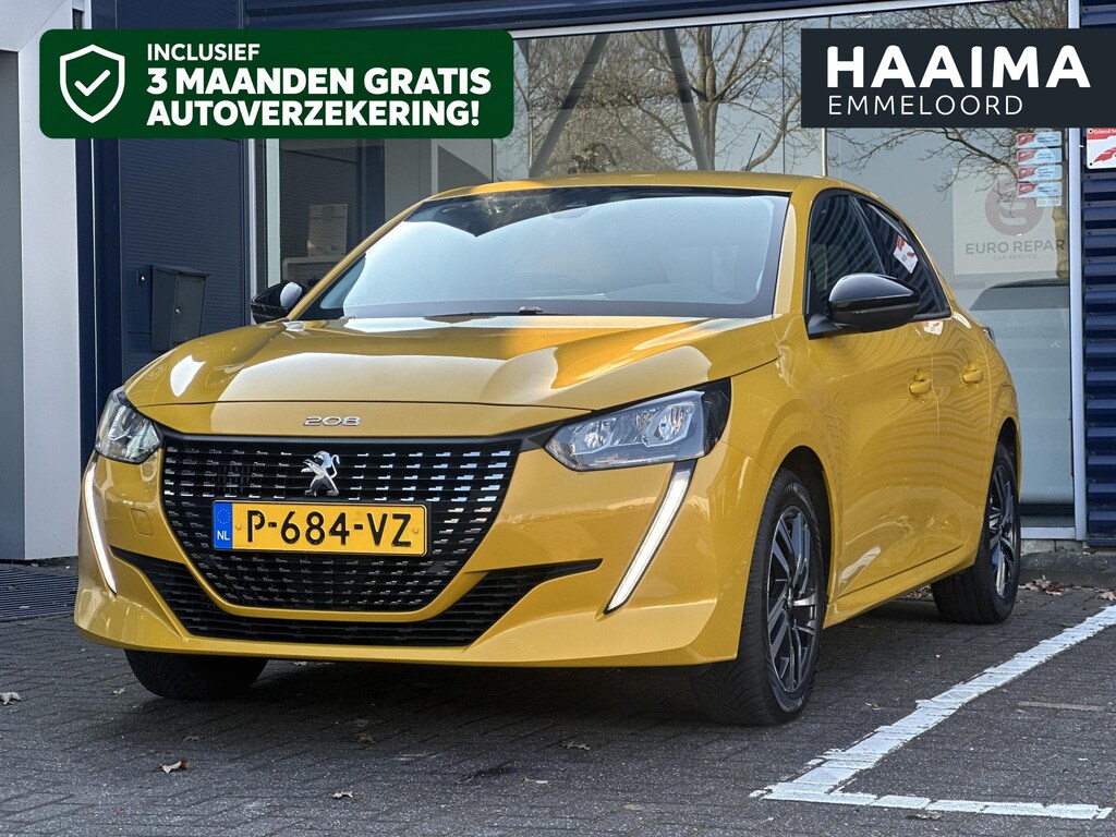 Peugeot 208 1.2 PureTech 100pk Allure | Automaat | Parkeercamera/-sensoren | Navigatie | Cruise Control | Climate Control | Full LED | Apple Carplay/Android Auto | DAB | Lichtmetalen velgen |