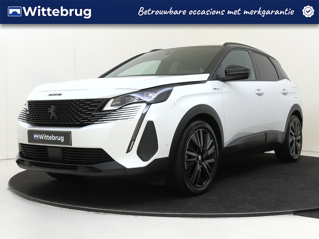 Peugeot 3008 1.6 HYbrid 225 GT | Nappa Leder | Black Pack | Camera | Navigatie | Keyless |