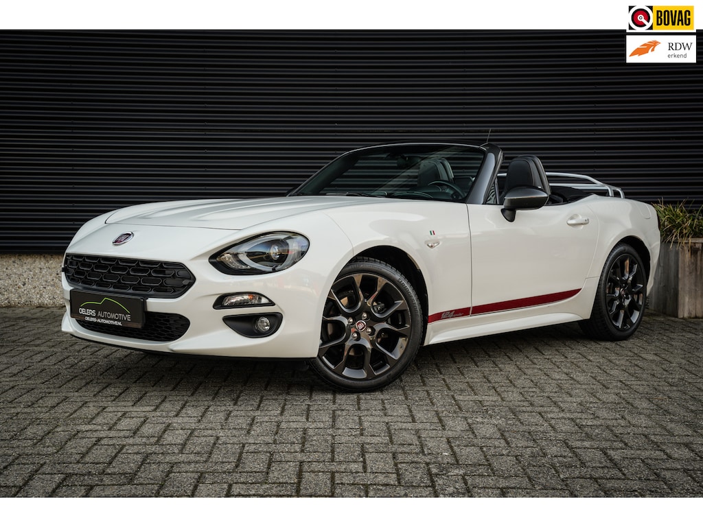 Fiat 124 Spider 1.4 MultiAir Turbo Automaat | Navigatie | Parelmoer Lak | Bagagerek | Camera | DAB+ | Leder | LED |