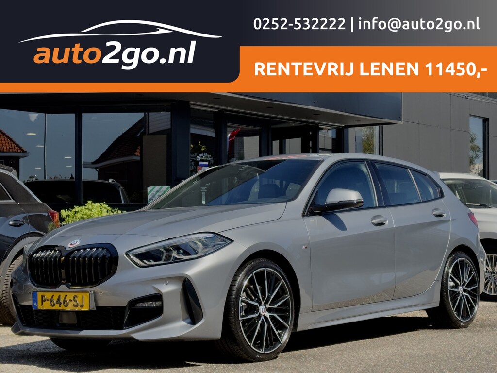 BMW 1-Serie 118i AUT7 M-SPORT EXECUTIVE LEDER NAVI CAMERA DIGI-DASH APLLE-CARPLAY LED LMV PDC