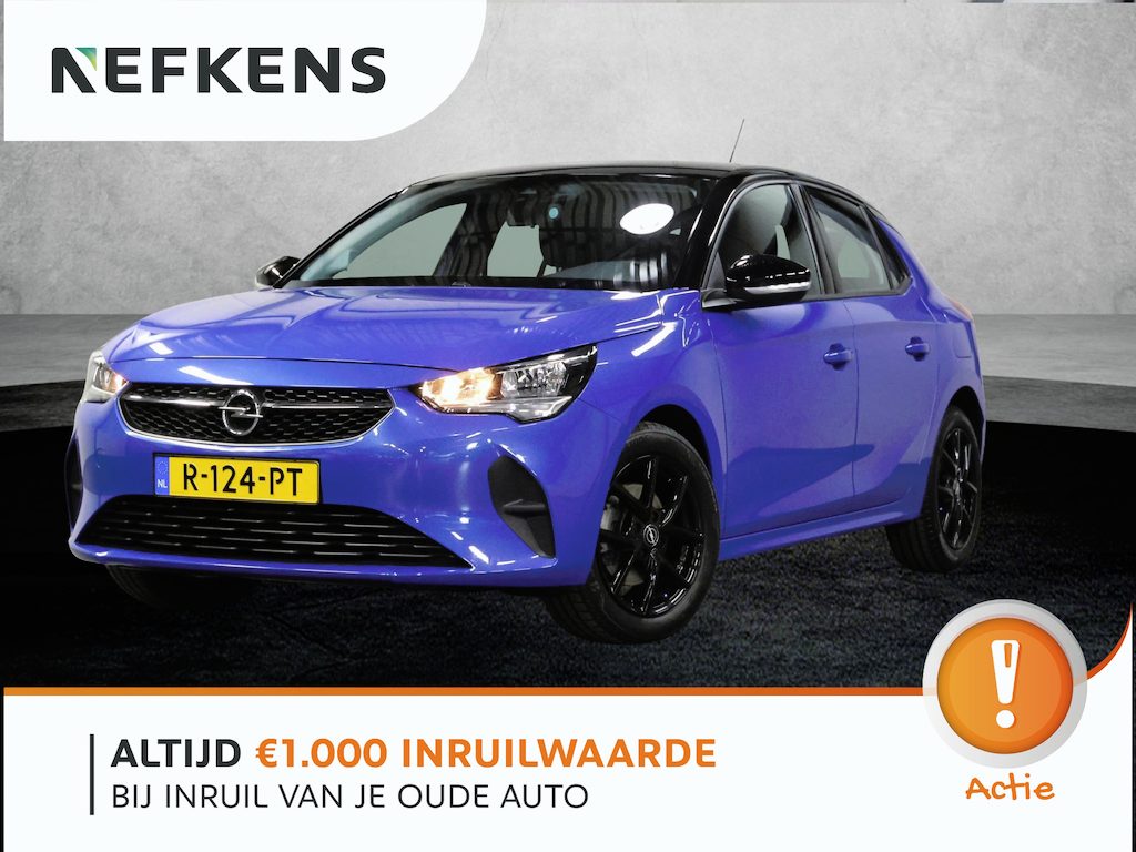 Opel Corsa 100PK Edition | ZWART DAK | AppleCarPlay/AndroidAuto | Airco | 16"LMV | Armsteun | Isofix | LED |