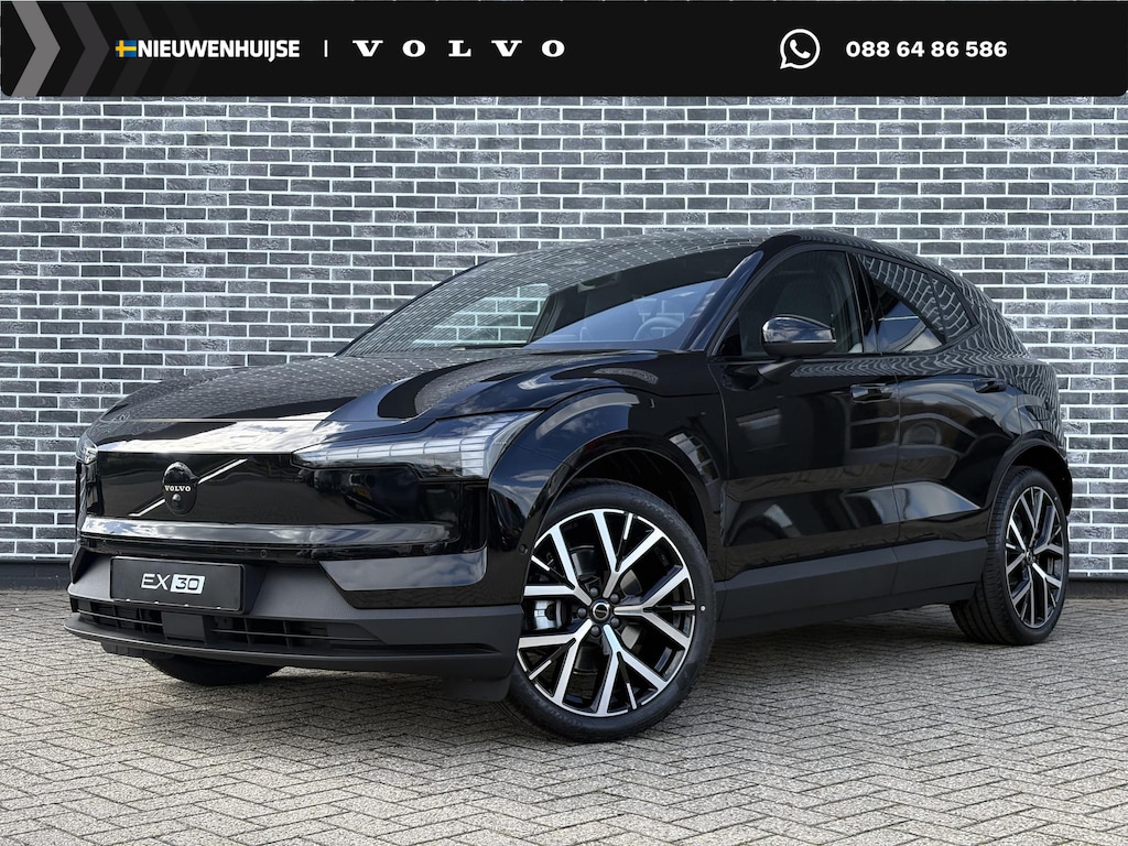 Volvo EX30 P5 Long Range Plus Black Edition Europa 69 kWh Google Services | 272 PK | 20" Velgen | Stoel & stuurwielverwarming | Getint glas | Premium audio | Adaptive Cruisecontrol
