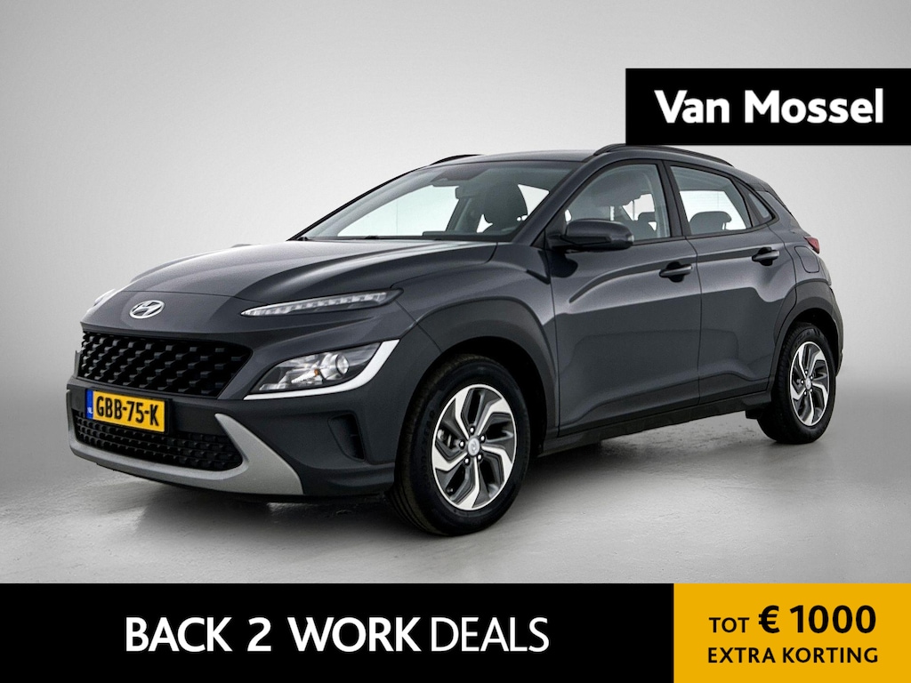 Hyundai Kona 1.6 GDI HEV Fashion | ACHTERUITRIJCAMERA | NAVIGATIE | CLIMATE CONTROL | APPLE CARPLAY | ANDROID AUTO | PARKEERSENSOREN ACHTER | TREKHAAK |