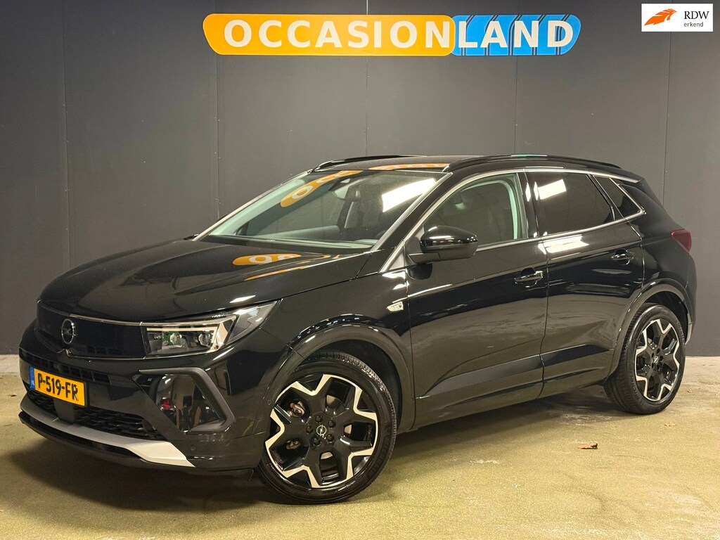 Opel Grandland 1.2 Turbo Business Elegance|360|KEYLESS|LED|STOELV|STUURV|CRUISE|BLUETOOTH|CARPLAY|DODEHOEK|SFEER|19INCH|