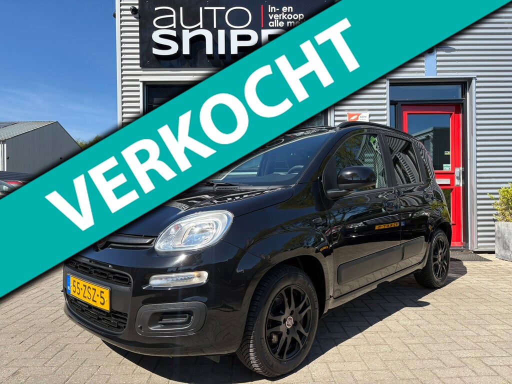 Fiat Panda 0.9 TwinAir Easy -BLACK ON BLACK-LICHTMETALEN VELGEN-BLUETOOTH-CAMERA-ISOFIX-GETINT GLAS-AIRCO-ORIGINEEL NEDERLANDS!