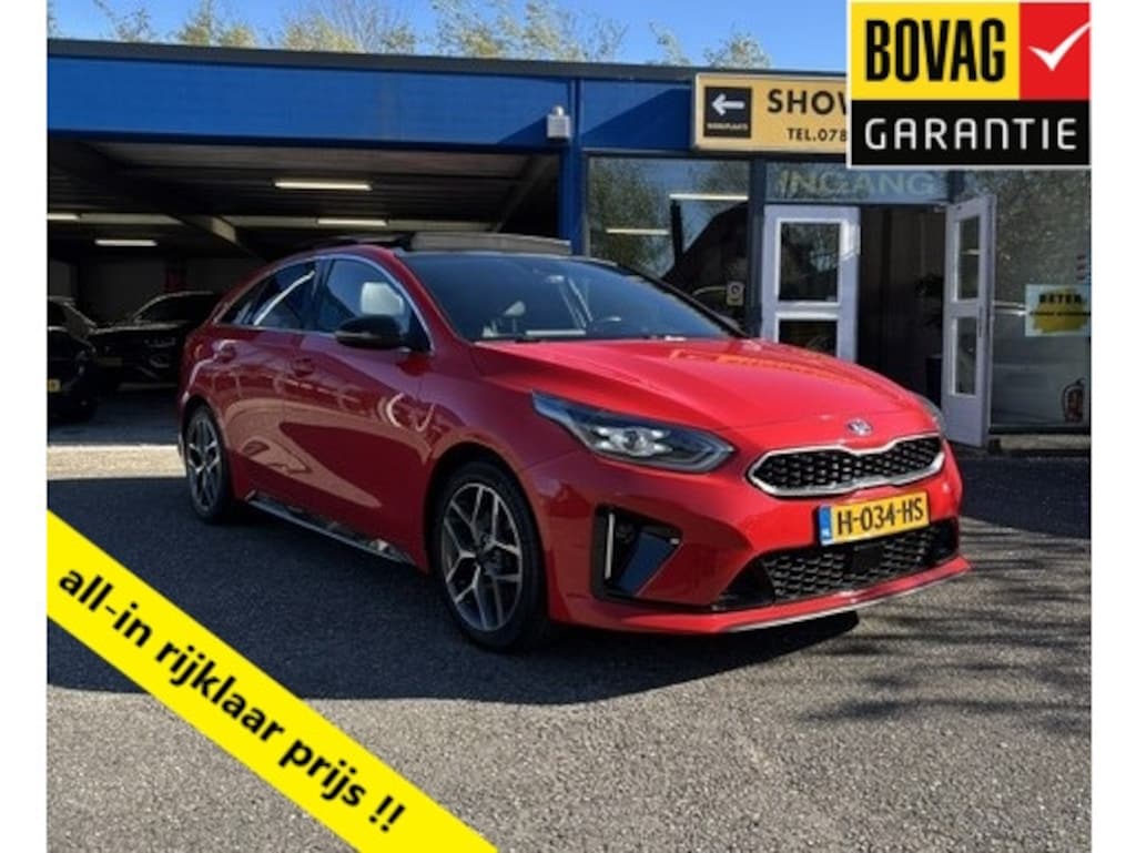 Kia ProCeed T-GDi GT-LINE Nav 1/2 Leder Panoramadak Ecc Lmv Camera Pdc Winterpack Led Rijklaarprijs