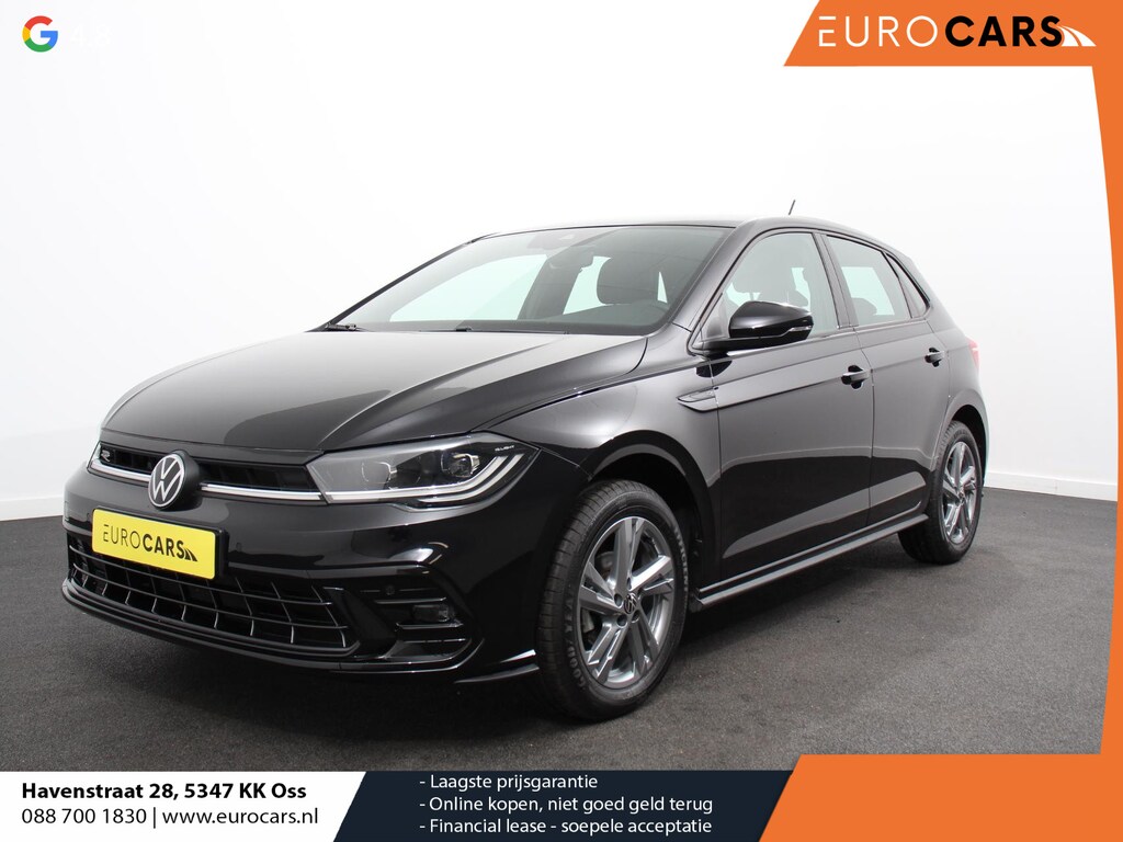 Volkswagen Polo 1.0 TSI R-Line Automaat Camera Digitale Cockpit Parkeer sensoren Adaptive Cruise control Climate Control Lichtmetalen velgen Stoelverwarming Navigatie Apple Carplay/Android Auto